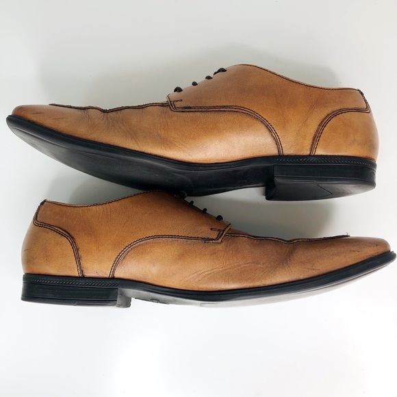Cole Haan C11990 Brown Leather Split Toe Oxford9.5 - Picture 5 of 8